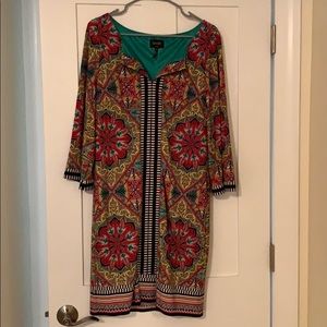 Colorful paisley dress